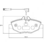 KBC Brake Pads (Front) for Mercedes E-Class