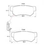 KBC Brake Pads (front) for Hyundai Sante Fe
