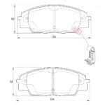 KBC Brake Pads (front) for Honda