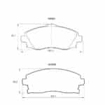 KBC Brake Pads (Front) for Opel Corsa, VW Polo