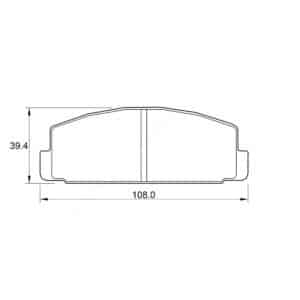 KBC Brake Pads (Rear) for Mazda