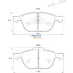 Stone Brake Pad Set Front SP31880
