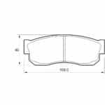 KBC Brake Pads (front) for Nissan
