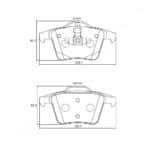KBC Brake Pads (Rear) for Volvo
