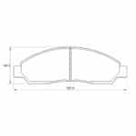 KBC Brake Pads (Front) for Isuzu KB