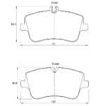KBC Brake Pads (Front) for Mercedes Benz