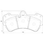 KBC Brake Pads (Front) for VW Touareg