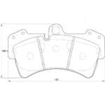KBC Brake Pads (Front) for Audi Q7, VW Touareg, Porsche Cayenne