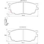 KBC Brake Pads (Front) for Mazda
