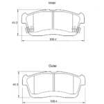 KBC Brake Pads (Front) for Daihatsu, Suzuki
