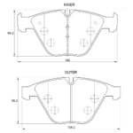 KBC Brake Pads (Front) for BMW