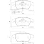 KBC Brake Pads (Front) for Audi, SEAT, VW