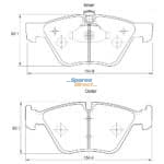 KBC Brake Pads (Front) for BMW