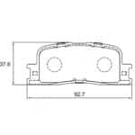 KBC Brake Pads (front) for Toyota