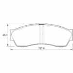 KBC Brake Pads (Front) for Tata Indica