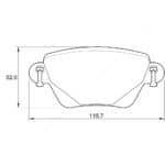 KBC Brake Pads (front) for Ford