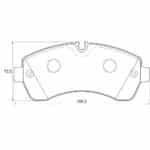 KBC Brake Pads (FRONT) for Mercedes Benz Sprinter