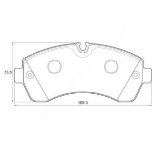 KBC Brake Pads (FRONT) for Mercedes Benz Sprinter