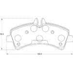 KBC Brake Pads (REAR) for Mercedes Benz Sprinter