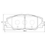 KBC Brake Pads (Front) for Toyota Rav4