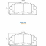 Stone Brake Pad Set Front SP85580