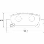 KBC Brake Pads (Rear) for Subaru
