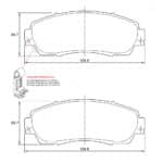 KBC Brake Pads (Front) for Honda CR-V, Haval H6, GWM H6