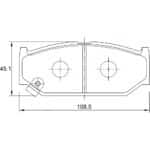 KBC Brake Pads (Front) for Suzuki