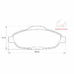 KBC Brake Pads (Front) for Mini, Peugeot