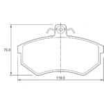 KBC Brake Pads (Front) for Chery
