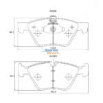Stone Brake Pad Set Front SP35460