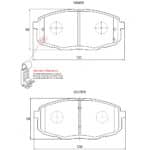 KBC Brake Pads (Front) for Hyundai, Kia