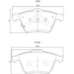 KBC Brake Pads (Front) for Mazda 3