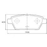 KBC Brake Pads (Rear) for Mazda