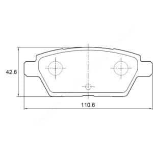 KBC Brake Pads (Rear) for Mazda