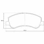 KBC Brake Pads (Front) for Volkswagen Amarok D3789