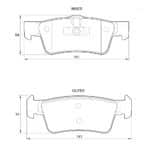 KBC Brake Pads (Rear) for Volkswagen Touareg