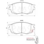 KBC Brake Pads (FRONT) for Mazda