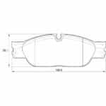 KBC Brake Pads (FRONT) for Jaguar