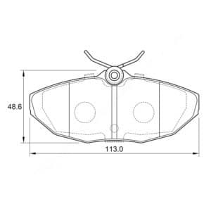 KBC Brake Pads (Rear) for Jaguar