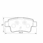 KBC Brake Pads (Rear) for Fiat