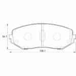 KBC Brake Pads (Front) for Suzuki