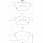 KBC Brake Pads (Front) for Ford, Mazda, Volvo