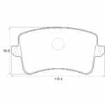KBC Brake Pads (Rear) for Audi