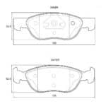 KBC Brake Pads (FRONT) for Fiat