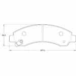 KBC Brake Pads (Front) for GWM, Subaru