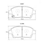 KBC Brake Pads (Front) for GWM Florid