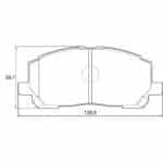 KBC Brake Pads (FRONT) for Toyota