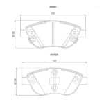 KBC Brake Pads (FRONT) for Opel