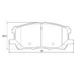 KBC Brake Pads (Front) for Toyota, Lexus